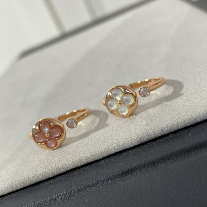 [Clover Jewelrys]SUN 1 DIAMOND PINK MOP RING