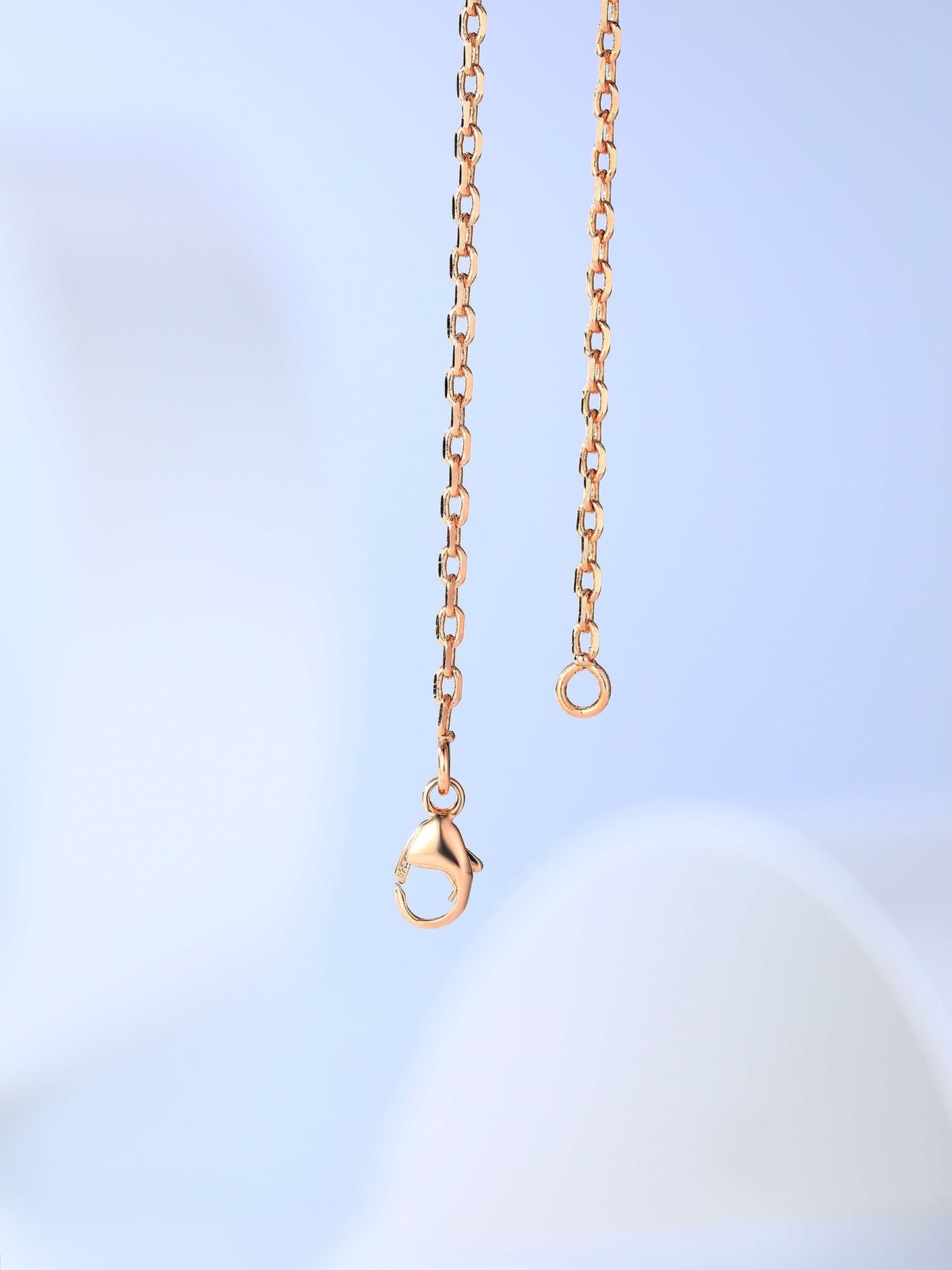 [Clover Jewelrys]H CAGE PINK GOLD NECKLACE