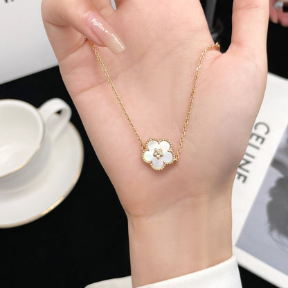 [Clover Jewelrys]LUCKY SPRING ROSE GOLD MOP BRACELET