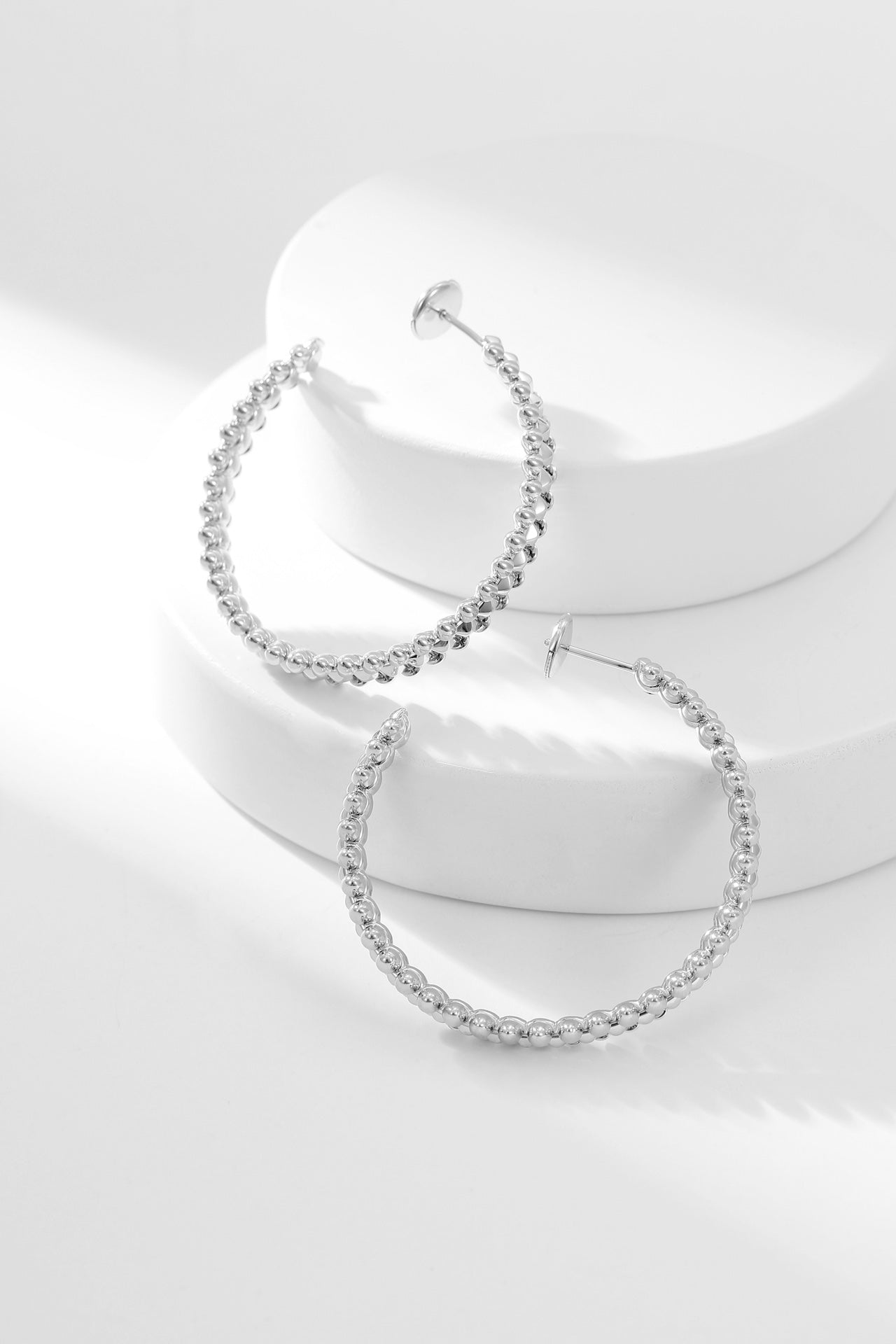 [Clover Jewelrys]CLASH HOOP EARRINGS