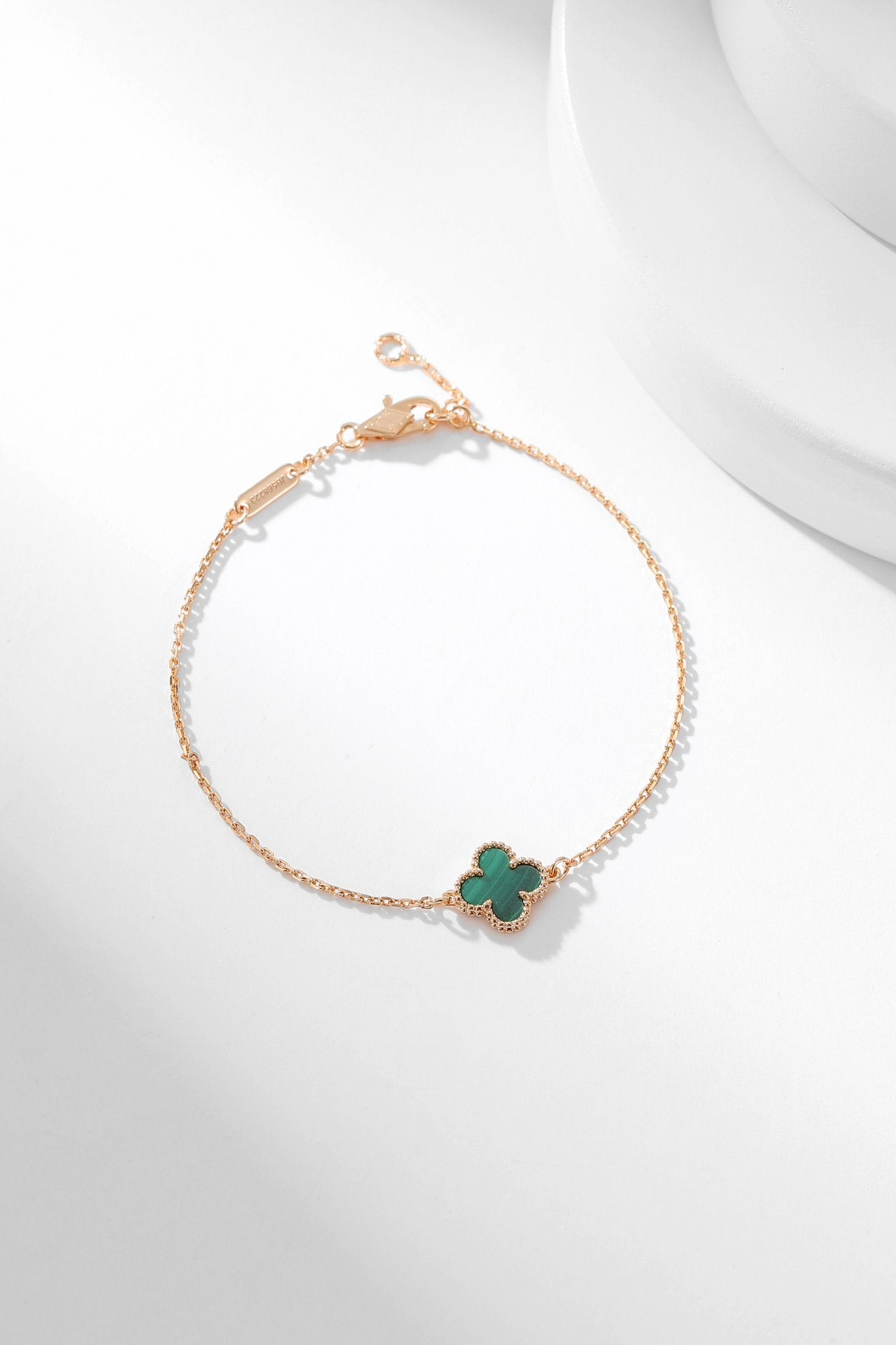 [Clover Jewelrys]CLOVER BRACELET MALACHITE 1 MOTIF