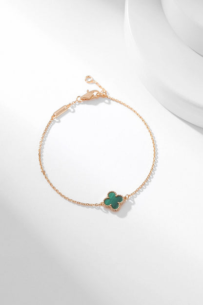 [Clover Jewelrys]CLOVER BRACELET MALACHITE 1 MOTIF