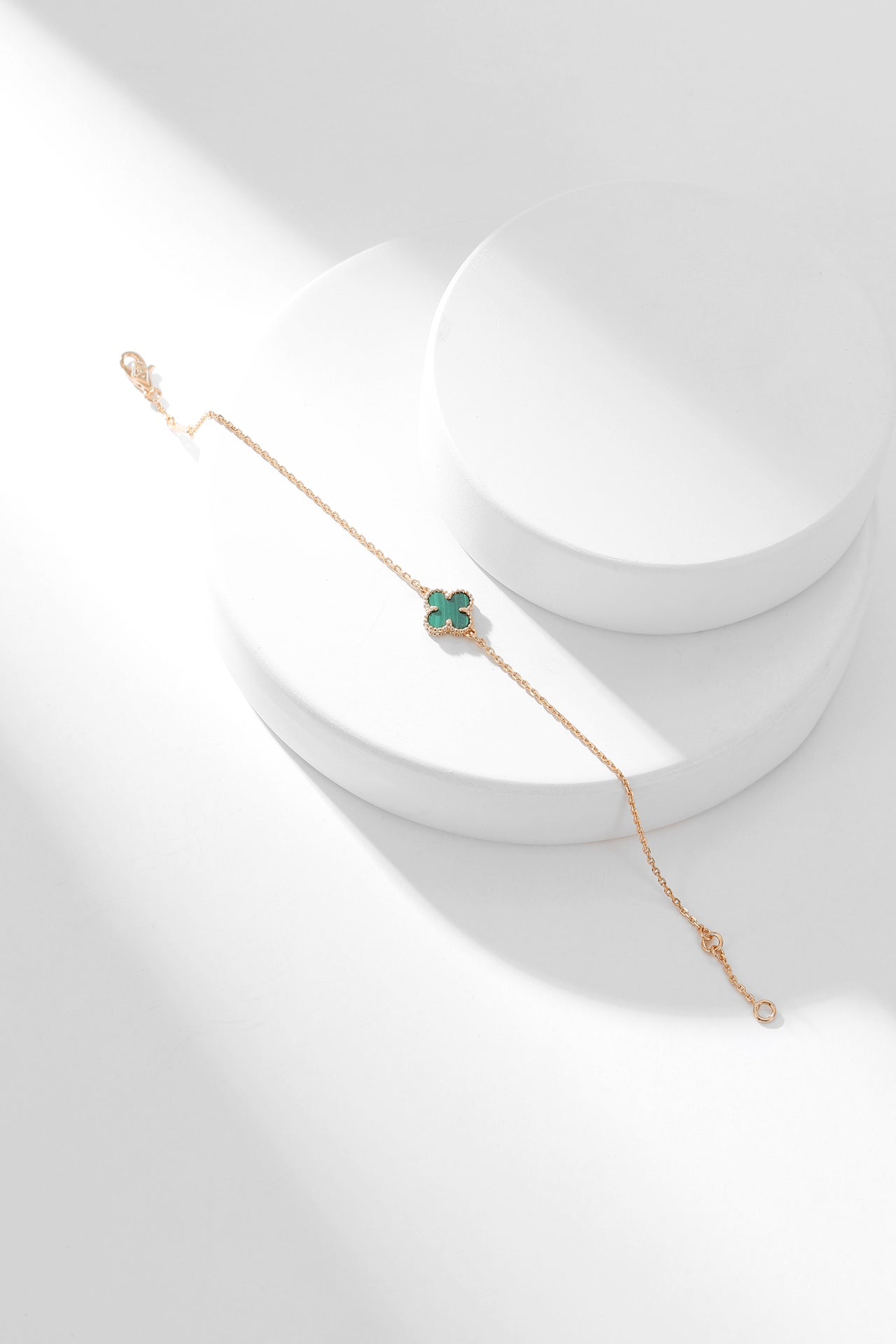 [Clover Jewelrys]CLOVER BRACELET MALACHITE 1 MOTIF