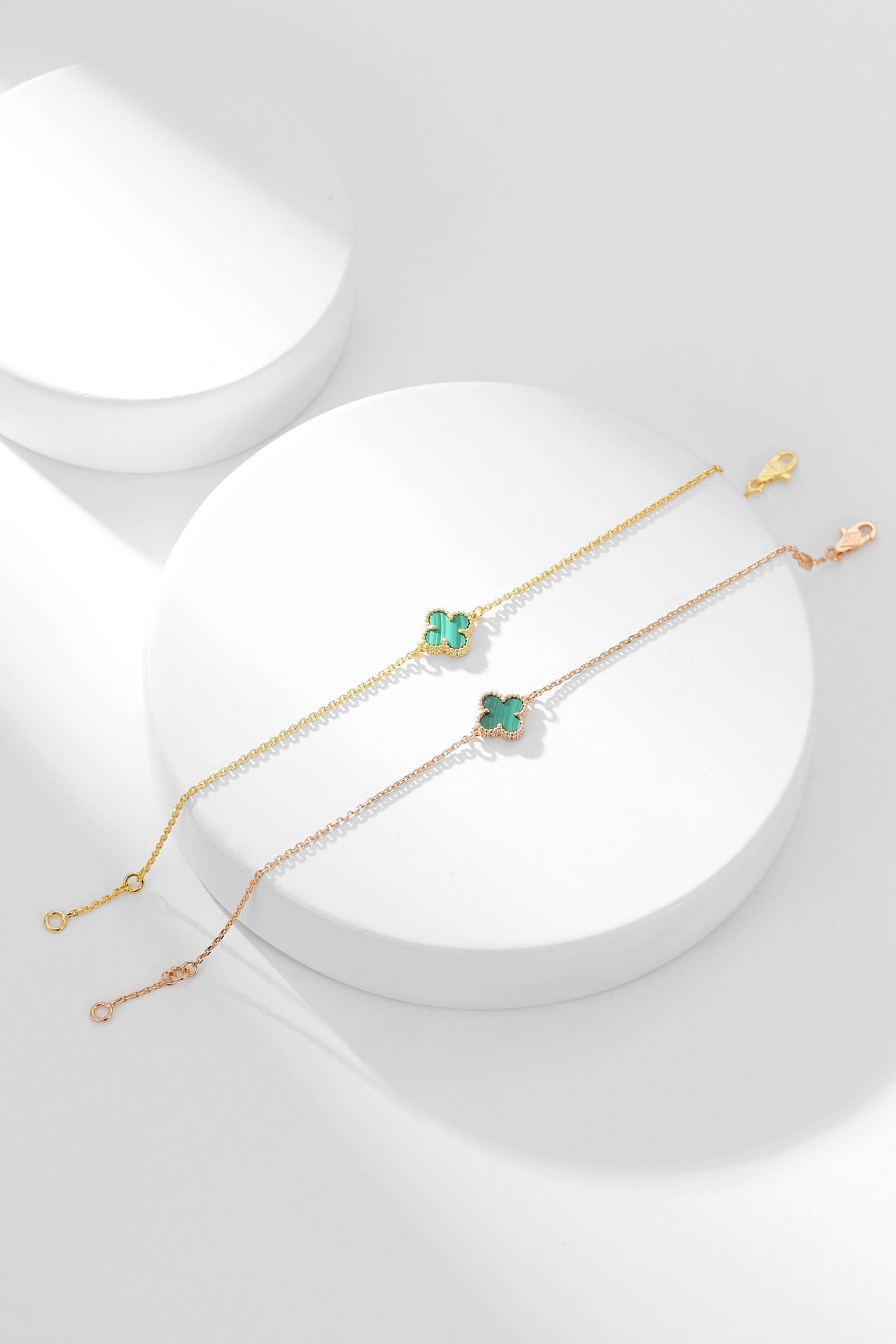 [Clover Jewelrys]CLOVER BRACELET MALACHITE 1 MOTIF