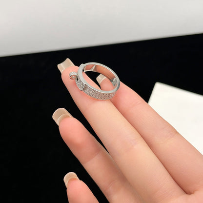 [Clover Jewelrys]KELLY SILVER DIAMOND RING