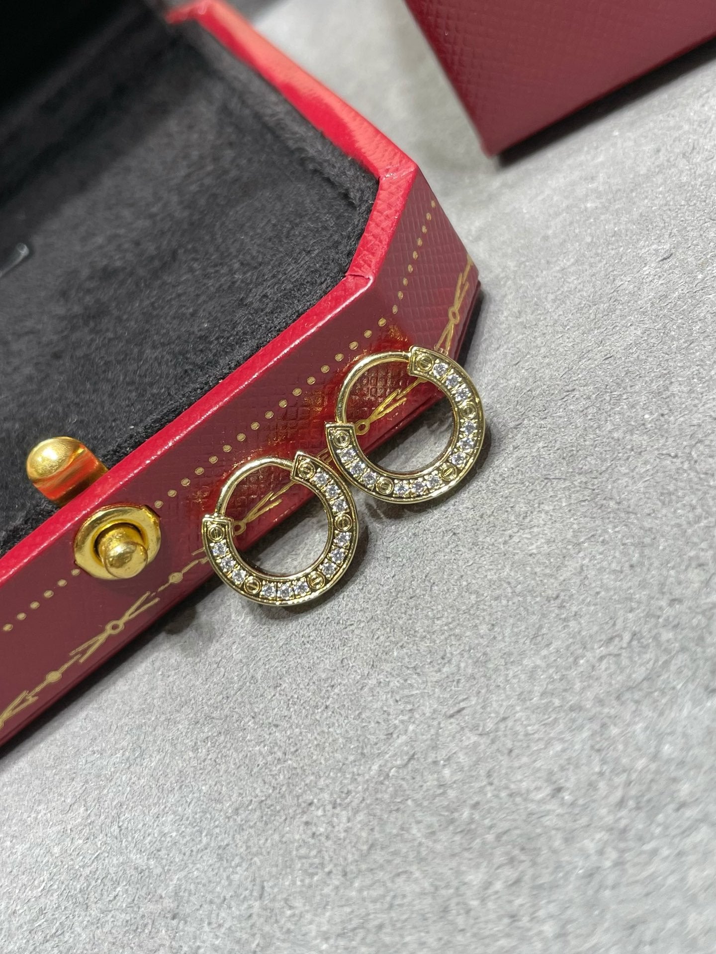 [Clover Jewelrys]LOVE DIAMOND EARRINGS