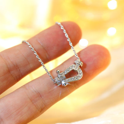 [Clover Jewelrys]FORCE 10 DIAMOND SILVER NECKLACE MINI MODEL