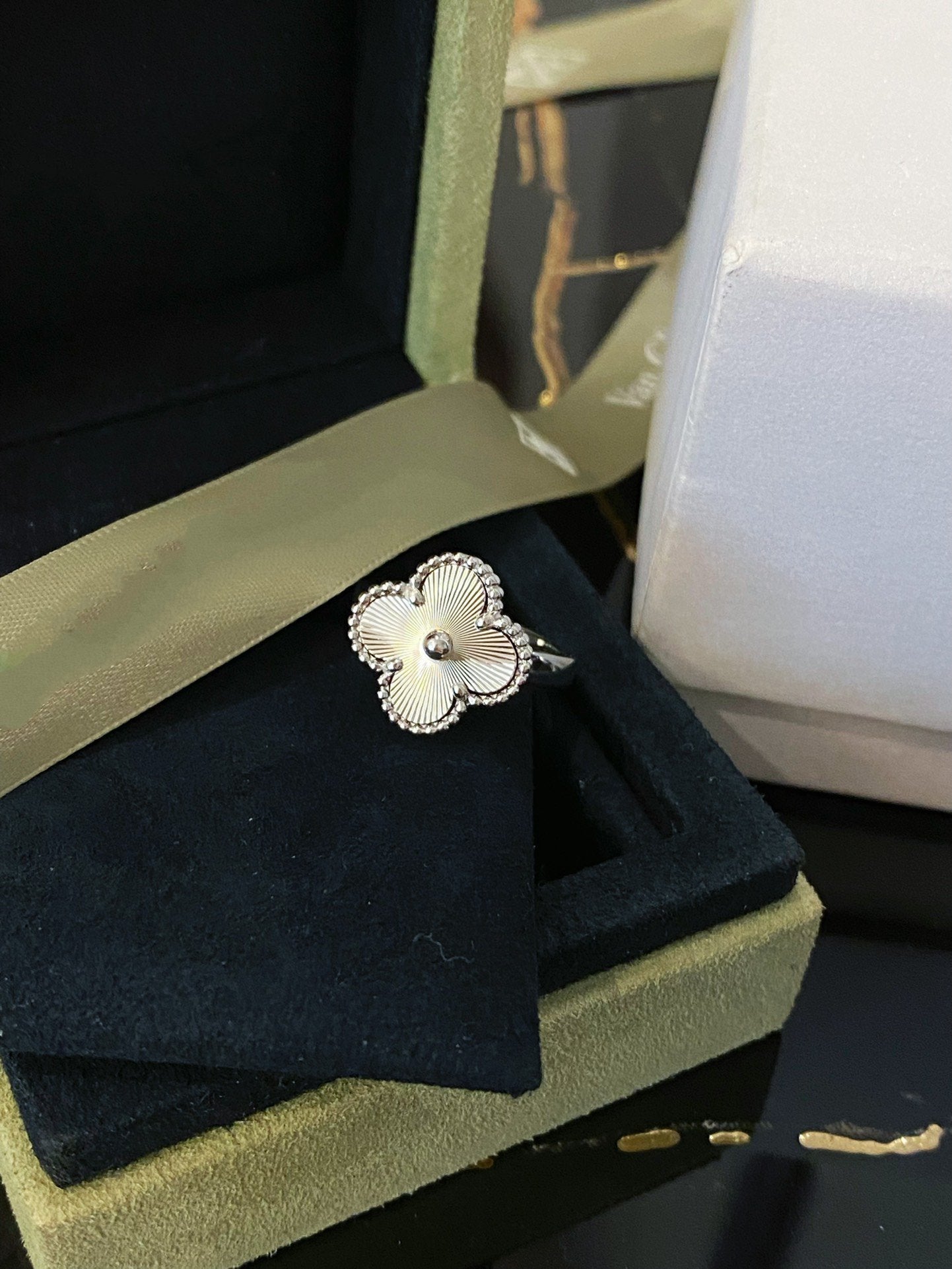 [Clover Jewelrys]CLOVER SILVER RING