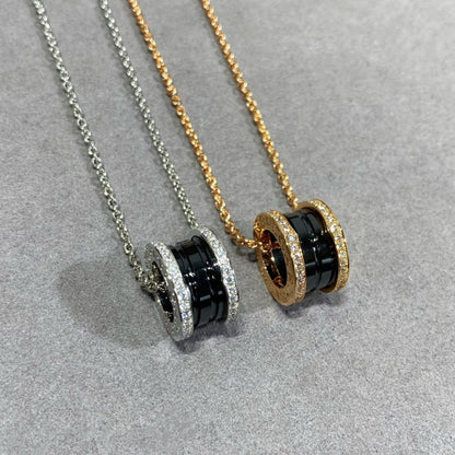 [Clover Jewelrys]ZERO 1 DIAMOND CERAMIC NECKLACE