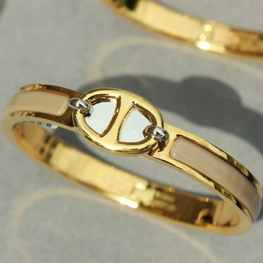 [Clover Jewelrys]CLIC CHAINE GOLD BRACELET