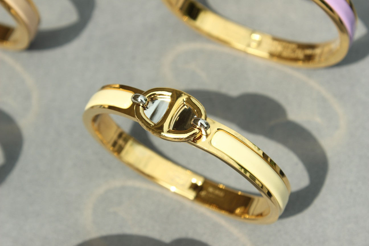 [Clover Jewelrys]CLIC CHAINE GOLD BRACELET