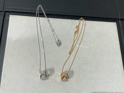 [Clover Jewelrys]LIENS EVIDENCE DIAMOND PAVED NECKLACE