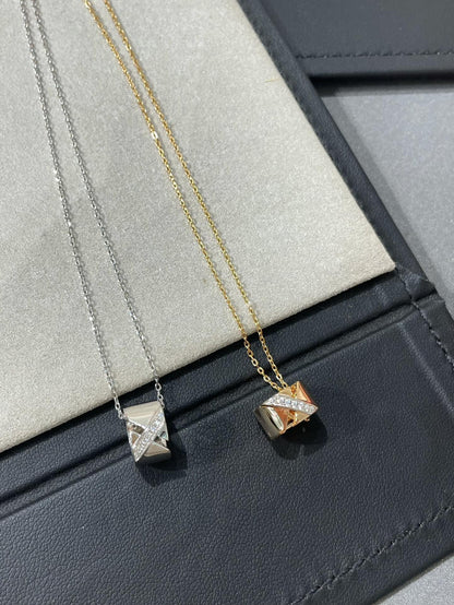 [Clover Jewelrys]LIENS EVIDENCE DIAMOND NECKLACE