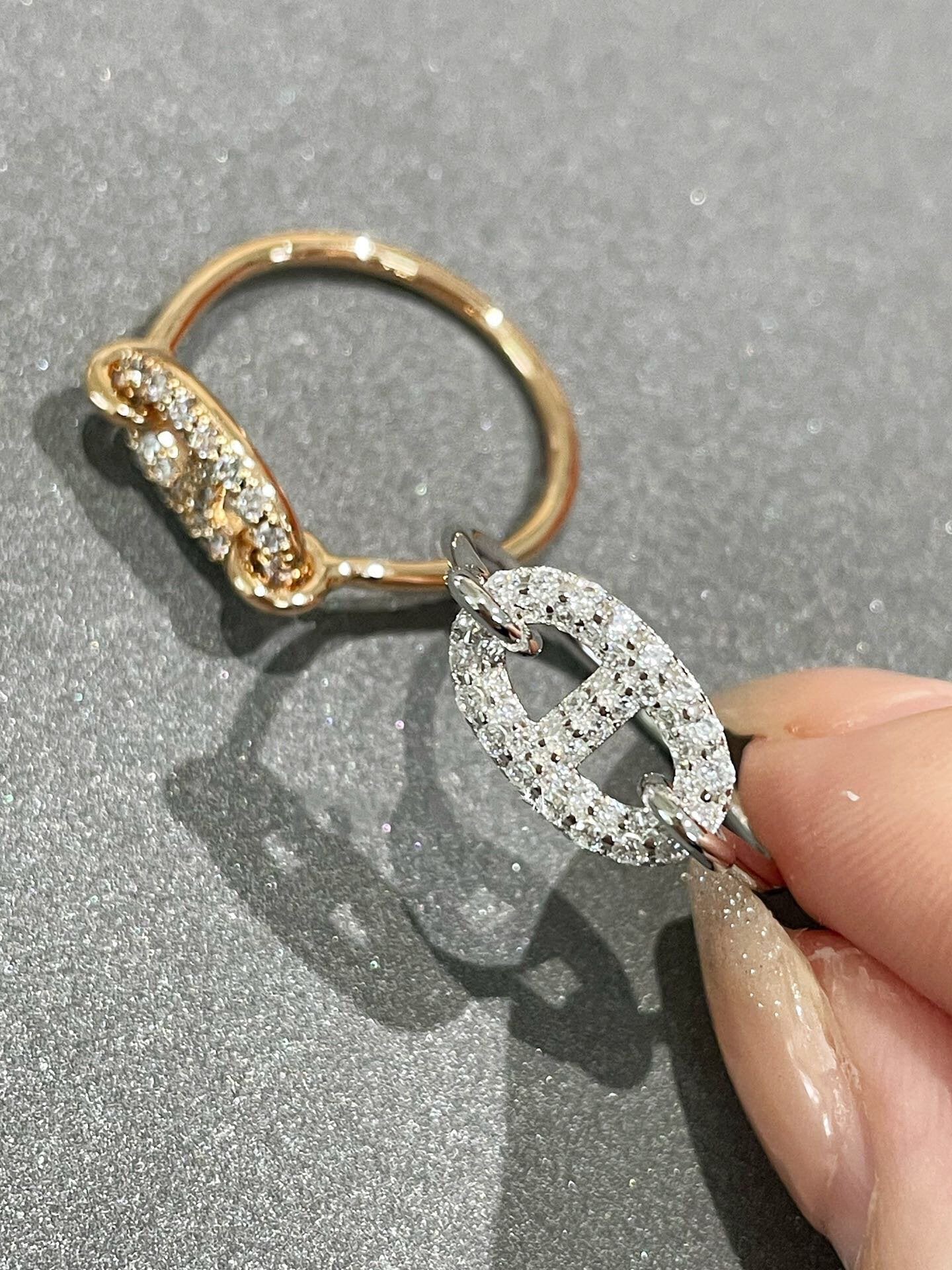 [Clover Jewelrys]RONDE SMALL DIAMOND RING