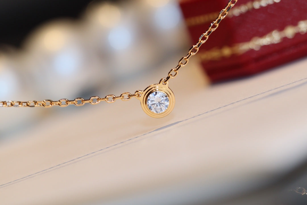 [Clover Jewelrys]DAMOUR DIAMOND NECKLACE