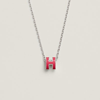 [Clover Jewelrys]H NECKLACE PINK