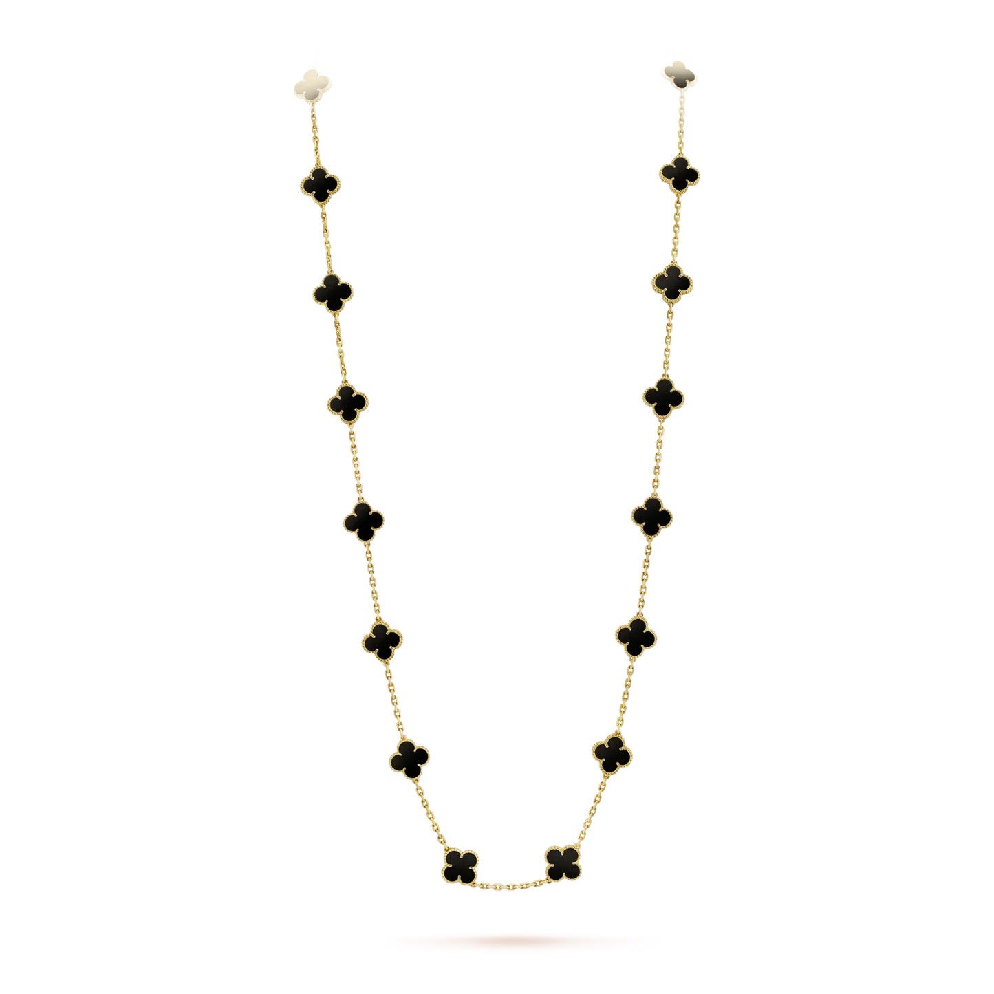 [Clover Jewelrys]CLOVER 20 MOTIFS ONYX NECKLACE