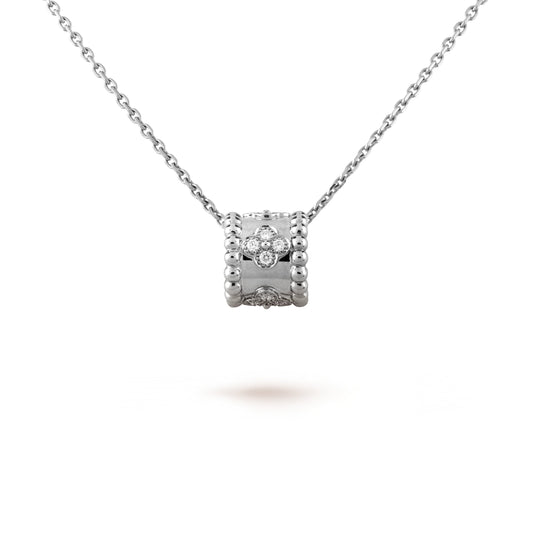 [Clover Jewelrys]PERLEE PEDANT SIVLER DIAMOND NECKLACE