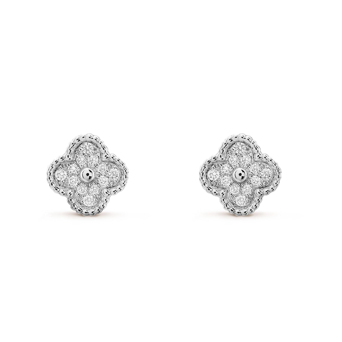 [Clover Jewelrys]CLOVER MINI DIAMOND STUD EARRINGS