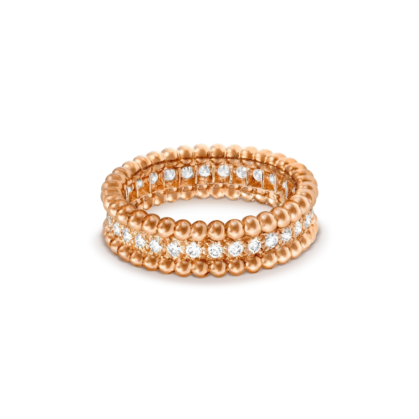 [Clover Jewelrys]PERLEE DIAMOND ROSE GOLD RING