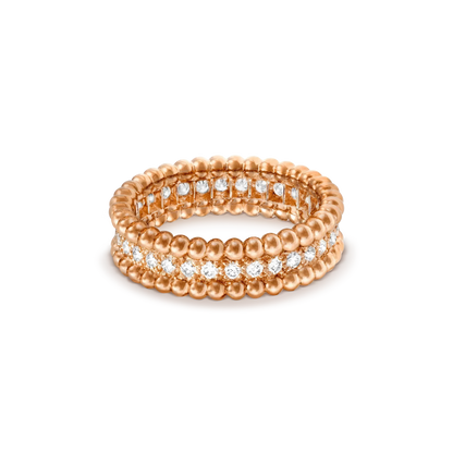 [Clover Jewelrys]PERLEE DIAMOND ROSE GOLD RING