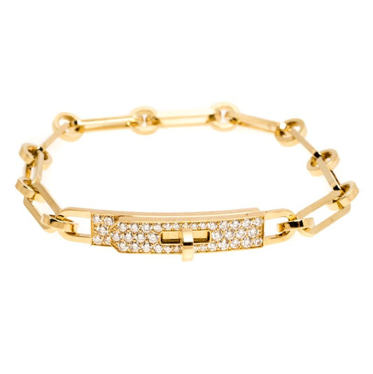 [Clover Jewelrys]CHAINE BRACELET SMALL MODEL DIAMOND