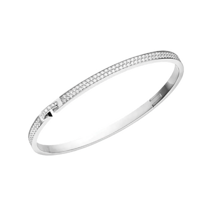 [Clover Jewelrys]LIENS VIDENCE DIAMOND PAVED BRACELET