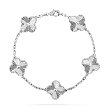 [Clover Jewelrys]CLOVER SILVER 5 MOTIFS BRACELET