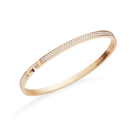 [Clover Jewelrys]LIENS VIDENCE DIAMOND PAVED BRACELET