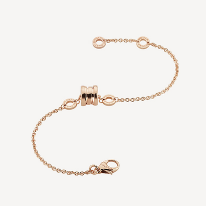 [Clover Jewelrys]ZERO 1 SOFT PINK GOLD BRACELET