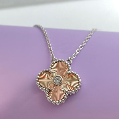 [Clover Jewelrys]CLOVER 15MM DIAMOND LASER NECKLACE- CHRISTMAS 2024 SPECIAL EDITION