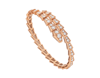 [Clover Jewelrys]SERPENTI BRACELET 6.8MM PINK GOLD DIAMOND