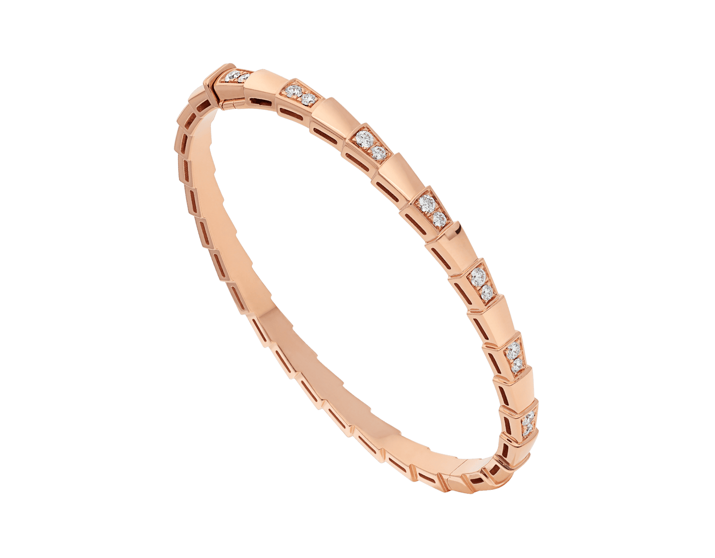 [Clover Jewelrys]SERPENTI BRACELET PINK GOLD DIAMOND