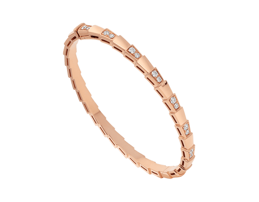 [Clover Jewelrys]SERPENTI BRACELET PINK GOLD DIAMOND