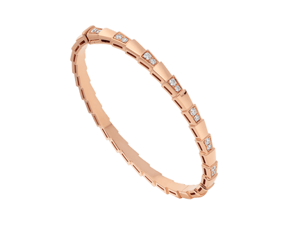 [Clover Jewelrys]SERPENTI SMALL BRACELET PINK GOLD DIAMOND