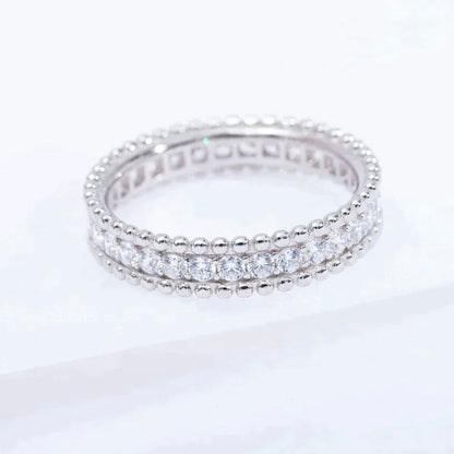 [Clover Jewelrys]PERLEE DIAMOND SILVER RING