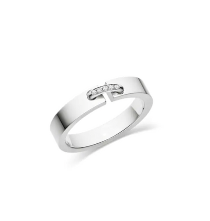 [Clover Jewelrys]ALLIANCE LIENS VIDENCE DIAMOND 4MM RING