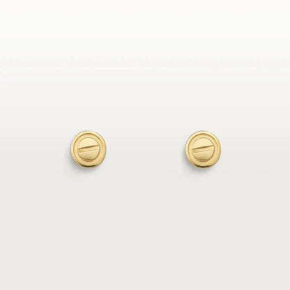 [Clover Jewelrys]LOVE EARRINGS GOLD 10MM