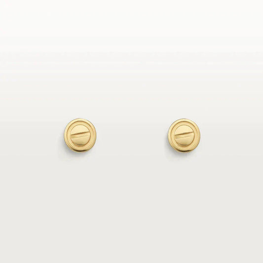 [Clover Jewelrys]LOVE EARRINGS GOLD 10MM