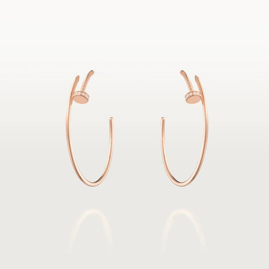 [Clover Jewelrys]JUSTE EARRINGS DIAMONDS 1.8MM