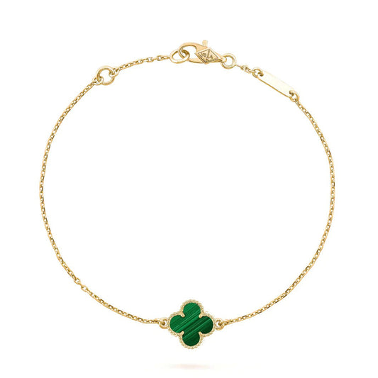 [Clover Jewelrys]CLOVER BRACELET MALACHITE 1 MOTIF