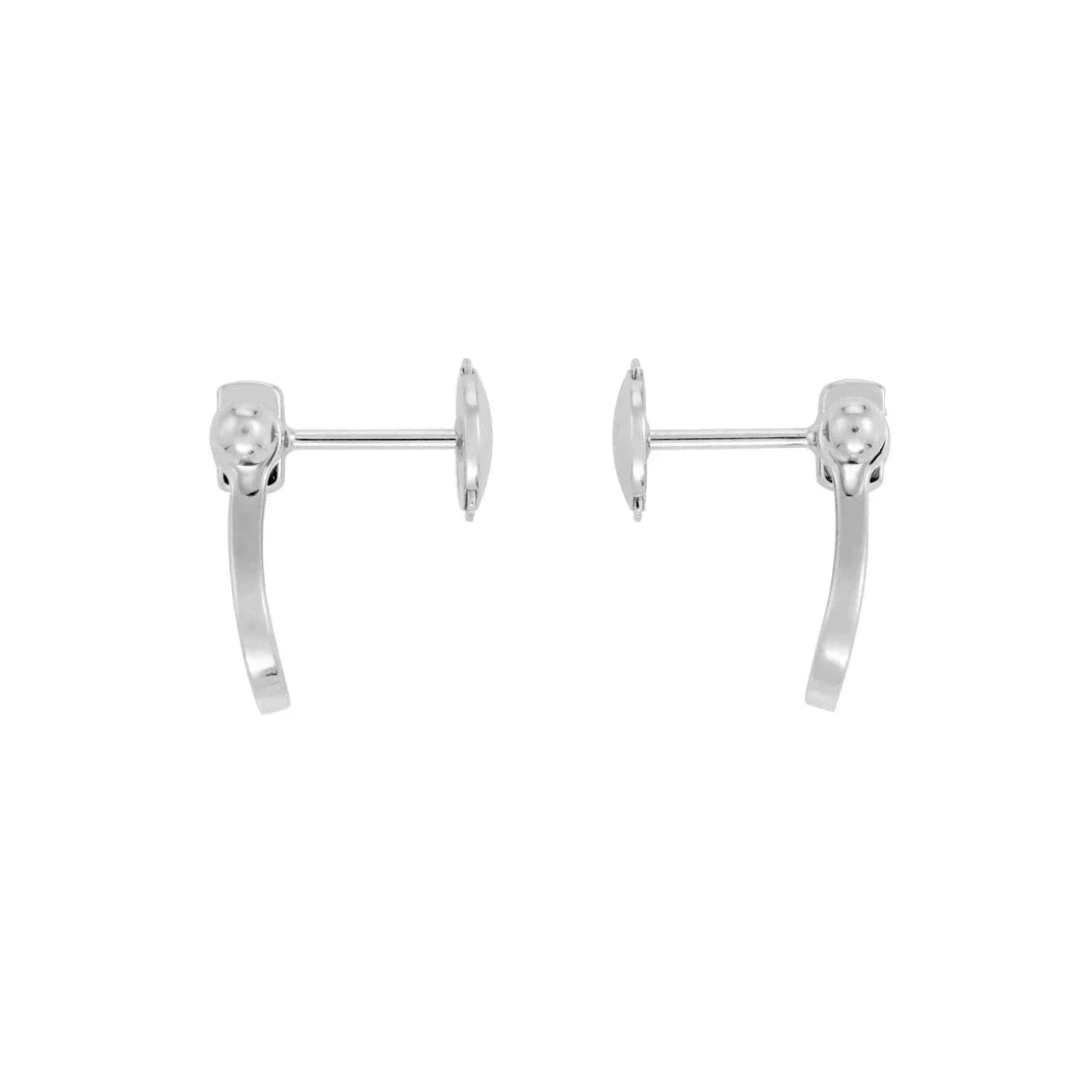 [Clover Jewelrys]FORCE 10 FULL DIAMOND STUD EARRINGS MINI MODEL