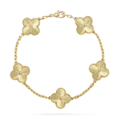 [Clover Jewelrys]CLOVER 5 FLOWERS LASER BRACELET