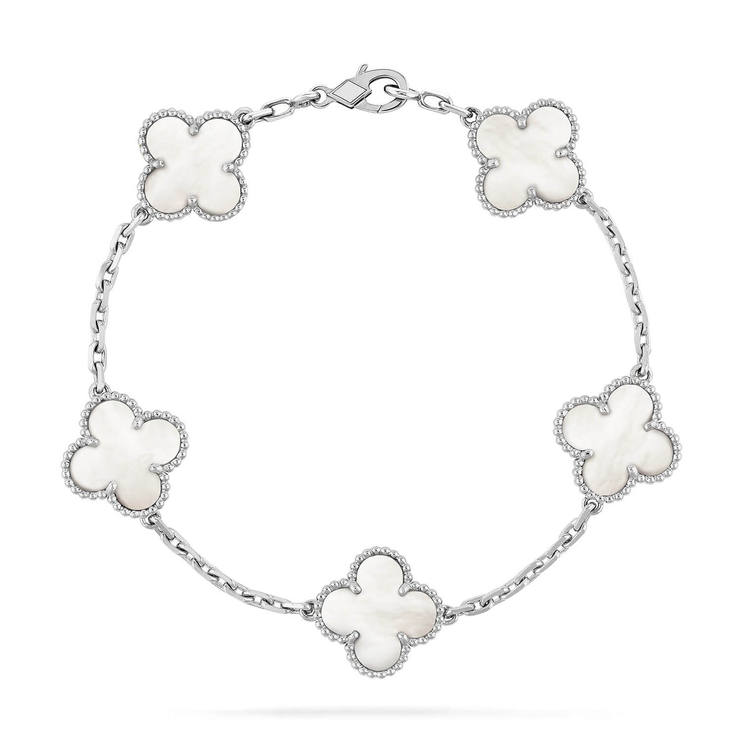 [Clover Jewelrys]CLOVER SILVER MOP 5 MOTIF BRACELET