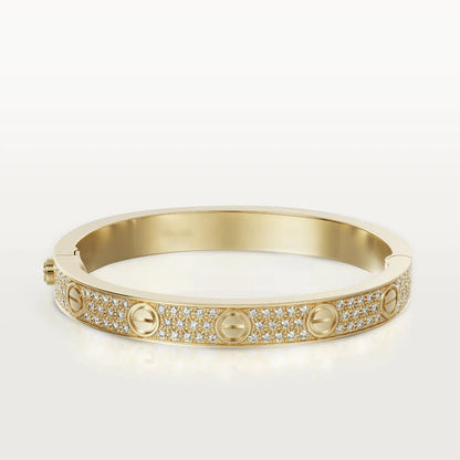 [Clover Jewelrys]LOVE BRACELET 6.1MM DIAMOND-PAVED