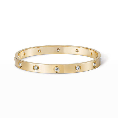 [Clover Jewelrys]LOVE BRACELET 6.1MM 10 DIAMONDS