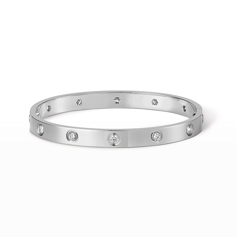 [Clover Jewelrys]LOVE BRACELET 6.1MM 10 DIAMONDS