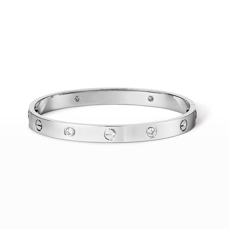 [Clover Jewelrys]LOVE BRACELET 6.1MM 4 DIAMONDS