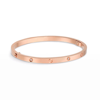 [Clover Jewelrys]LOVE BRACELET 3.65MM 6 DIAMONDS