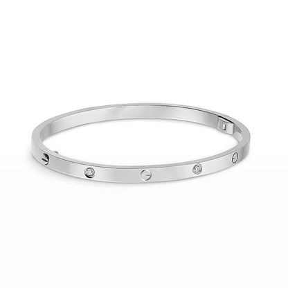 [Clover Jewelrys]LOVE BRACELET 3.65MM 6 DIAMONDS